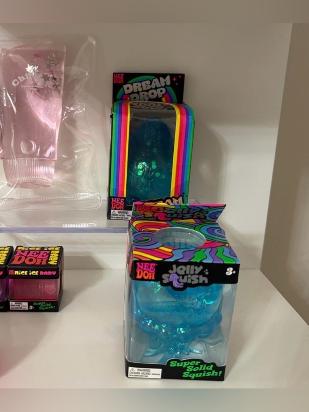 Dream drop & JellySquish, nice ice baby& mellow squish toothpaste. Sealed.